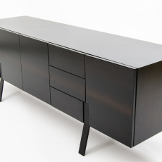 Televizní stolek Pingla, 185 cm, tmavě hnědá - 1
