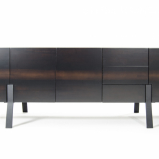 Televizní stolek Pingla, 185 cm, tmavě hnědá - 5