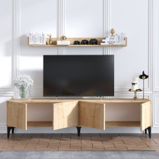 Televizní stolek Primo, 180 cm, dub - 3