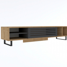 Televizní stolek Safir, 160 cm, šedá - 3
