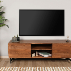 Televizní stolek Wood, 150 cm, ořech - 3