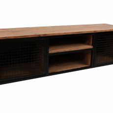 Televizní stolek Zeno, 150 cm, černá - 1