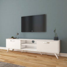 Televizní stolek Zita, 180 cm, bílá - 2