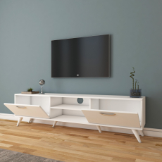 Televizní stolek Zita, 180 cm, bílá - 3