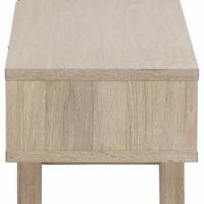 Televízny stolík A-Line, 150 cm, drevotriesková doska, biely dub - 7