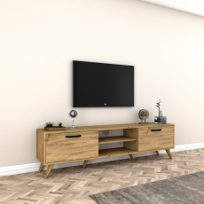 Televízny stolík Amis, 180 cm, orech - 3