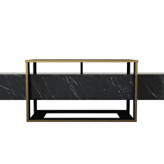 Televízny stolík Bianco, 160 cm, čierna - 5