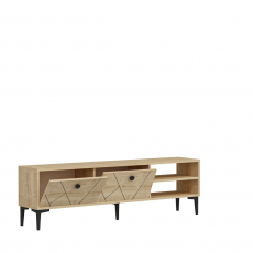 Televízny stolík Clara, 150 cm, dub - 4