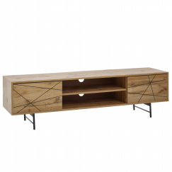 Televízny stolík Coller, 160 cm, dub