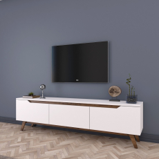 Televízny stolík Dalux, 180 cm, biela - 2
