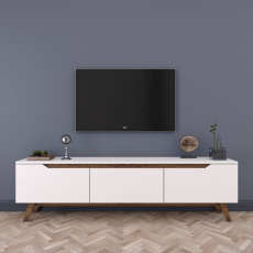 Televízny stolík Dalux, 180 cm, biela - 5
