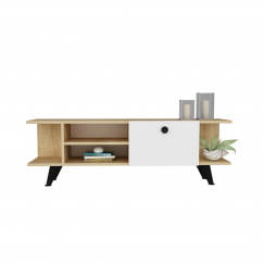 Televízny stolík ?dil, 120 cm, dub