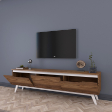 Televízny stolík Dixxy, 180 cm, orech - 5