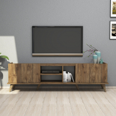 Televízny stolík Elegante, 180 cm, orech - 2