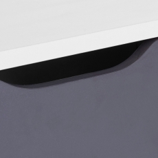 Televízny stolík Frend, 160 cm, biela / šedá - 3
