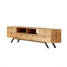 Televízny stolík Laizla, 180 cm, orech - 1