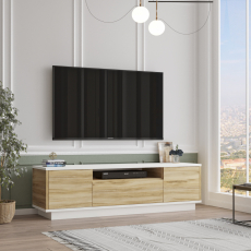 Televízny stolík Little, 140 cm, dub - 3
