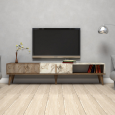 Televízny stolík Milan, 180 cm, orech - 2
