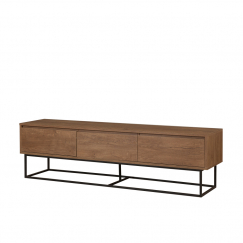 Televízny stolík Milo, 180 cm, orech
