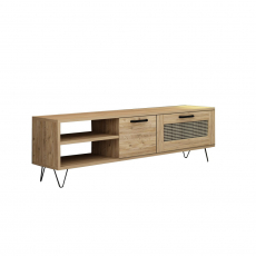 Televízny stolík Pella, 150 cm, borovica - 1