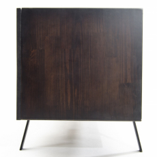 Televízny stolík Pingla, 185 cm, tmavo hnedá - 6