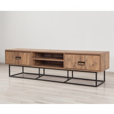 Televízny stolík Silva, 180 cm, borovica - 4