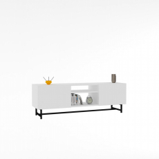 Televízny stolík Tugi, 160 cm, biela - 1