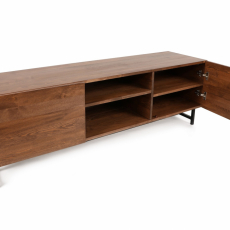 Televízny stolík Wood, 150 cm, orech - 9