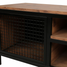 Televízny stolík Zeno, 150 cm, čierna - 4