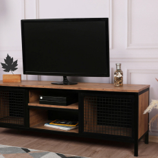 Televízny stolík Zeno, 150 cm, čierna - 9