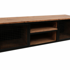 Televízny stolík Zeno, 150 cm, čierna - 1