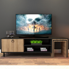 Televízny stolík Zigon, 180 cm, dub - 6