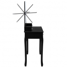 Toaletní stolek Lina, 138 cm, černá - 8