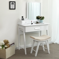 Toaletní stolek Marlin, 135 cm, bílá - 3