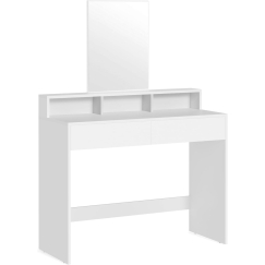 Toaletný stolík Fiend, 140 cm, biela