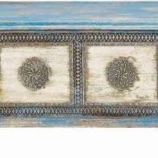 Truhlica Eras, 145 cm, modrá - 3