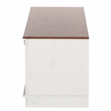 Tv stolek Anat, 136 cm,  bílá / borovice - 2