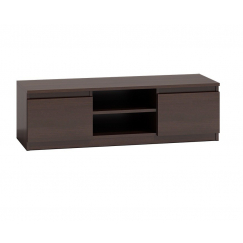 TV stolek Boner, 120 cm, tmavě hnědá