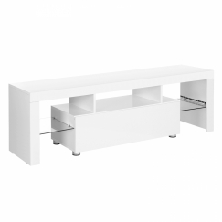 Tv stolek Ellie, 140 cm, bílá