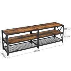 TV stolek Enigma, 140 cm, hnědá - 4
