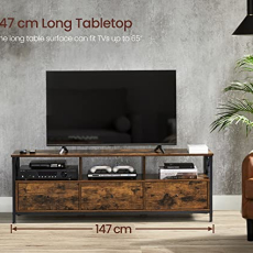 TV stolek Entropy, 147 cm, hnědá - 2