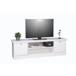 Tv stolek Fido, 160 cm, bílá