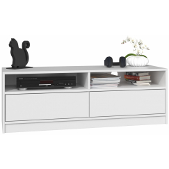 TV stolek Karo, 120 cm, bílá 