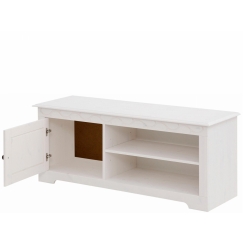 Tv stolek Londa, 125 cm, bílá