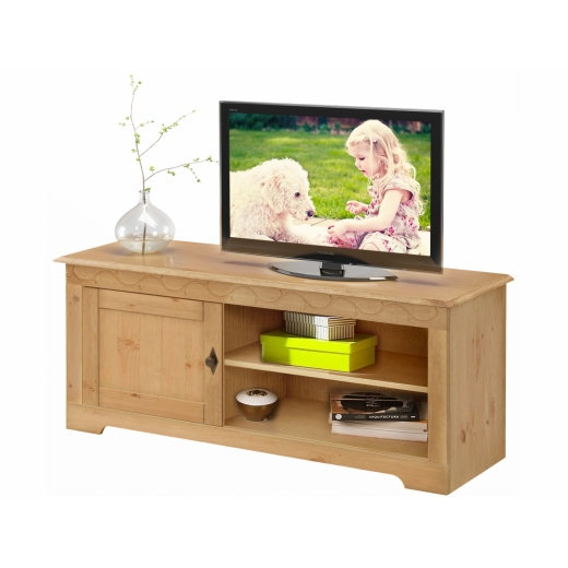 Tv stolek Londa, 125 cm, borovice - 1