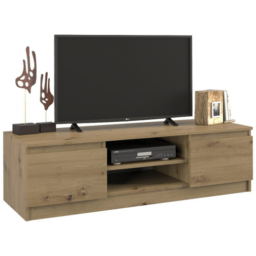 TV stolek Malwa, 120 cm, dub - 1