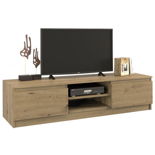 TV stolek Malwa, 140 cm, dub - 1