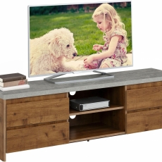 TV stolek Mecan, 150 cm, beton / dub - 4