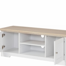 Tv stolek Nana, 120 cm, bílá - 4