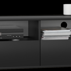 TV stolek Rumba, 120 cm, černá - 2
